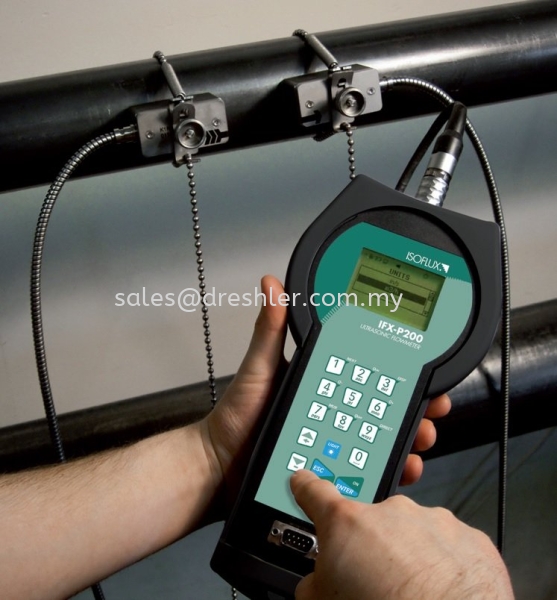 Portable Ultrasonic Clamp-on Flowmeter - IFX-P200 ISOIL Ultrasonic Flow Meter Flow Measurement Penang, Malaysia, Perai Supplier, Suppliers, Supply, Supplies | Dreshler Resources Sdn Bhd