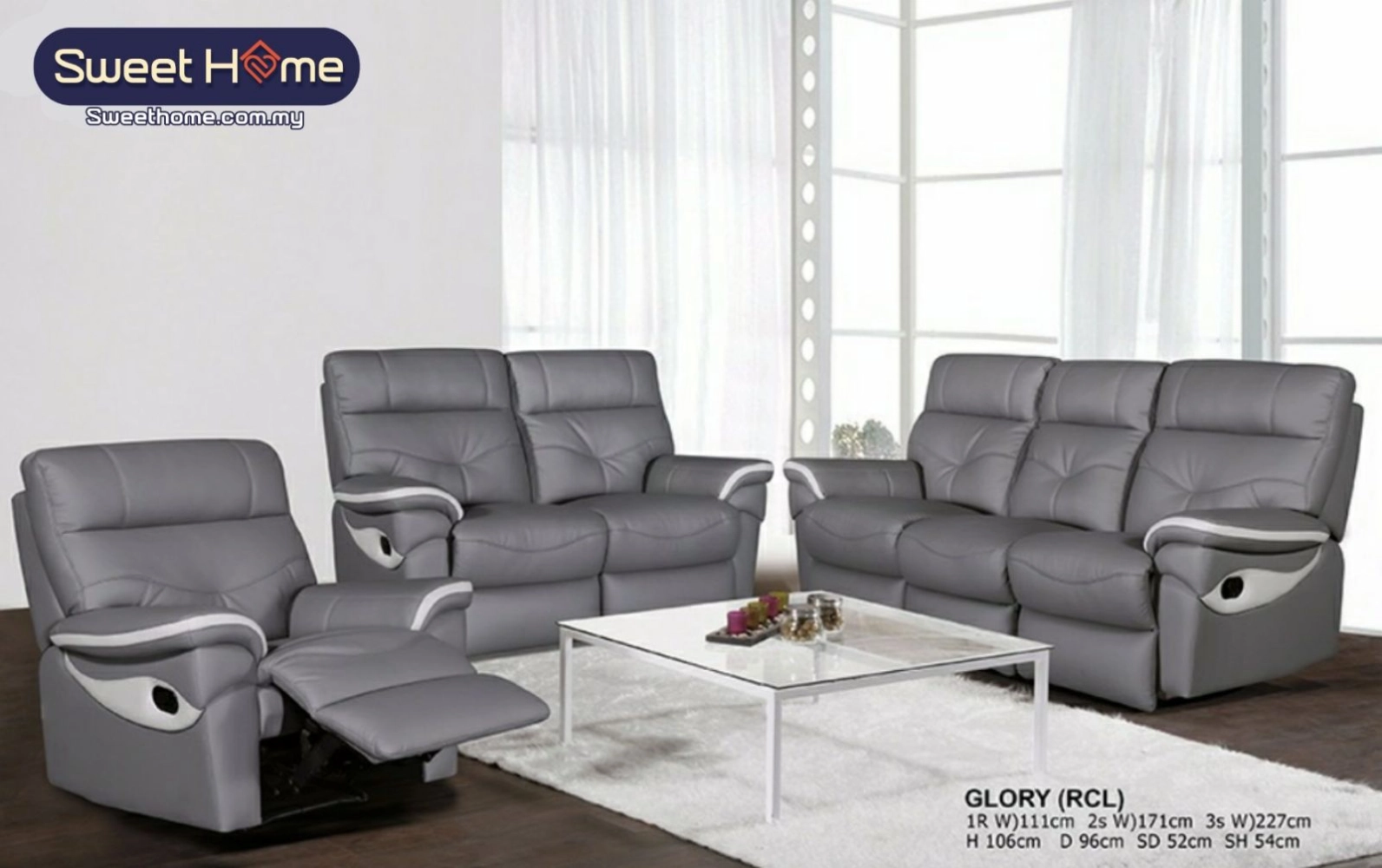 Export Quality Recliner Leather Sofa Glory the Queen