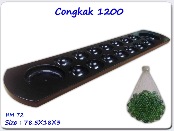 Congkat 1200 Congkak Carrom Board & Congkak Kuala Lumpur (KL), Malaysia, Selangor, Pandan Indah Manufacturer, Supplier, Supply, Supplies | Azzurri Enterprise Sdn Bhd