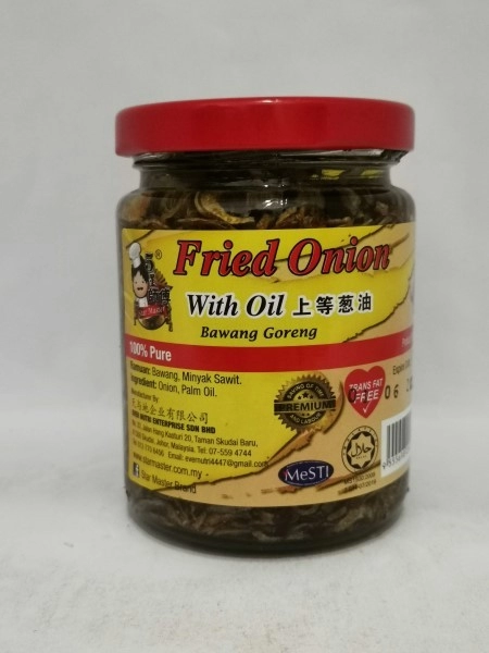 Star Master Fried Onion With Oil 200g  5星师傅上等葱油 