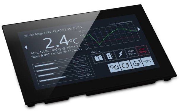 lascar panelpilot sgd 70-a 7" with  analogue, digital, pwm & serial interfaces