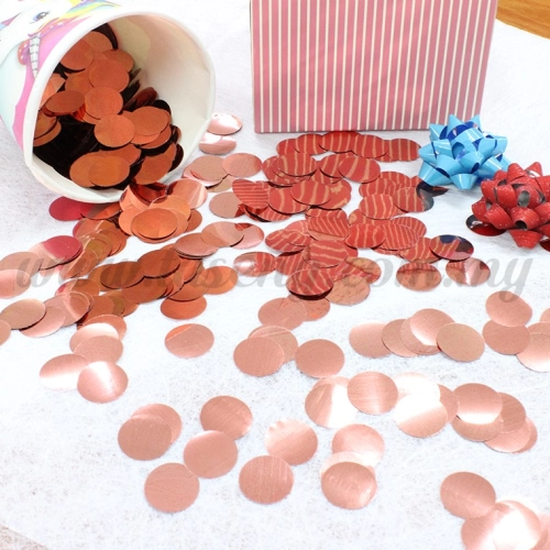 500G Confetti *Round - Rose Gold (AC-CFT-RD-RG)