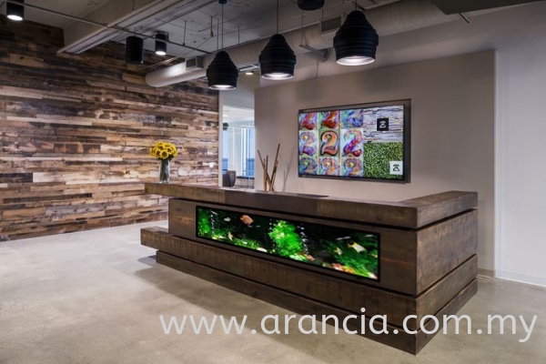 Reception Built in Unit 3D Waterless Aquarium Puchong, Selangor, Kuala Lumpur (KL), Malaysia. Supplier, Supplies, Manufacturer, Maker | Arancia Asia Sdn Bhd