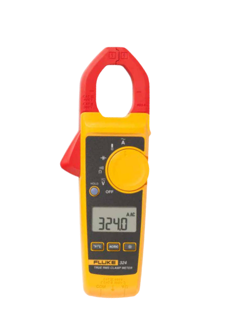 fluke 324 true-rms clamp meter with temperature & capacitance