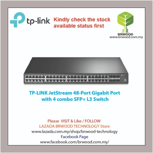 TP-Link T3700G-52TQ: JetStream 52-Port Gigabit Stackable L3 Managed Switch