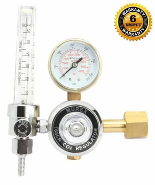 CO2 Regulator 168CR Murex Regulator Welding & Cutting Accessories Penang, Malaysia, Butterworth Supplier, Distributor, Supply, Supplies | Weld Power Technology & Machinery Sdn Bhd