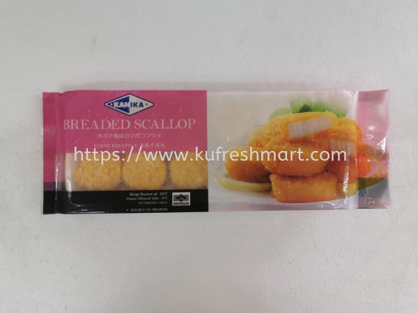 KANIKA BREADED SCALLOP ɱ 180g FROZEN FOOD 䶳ʳƷ Johor Bahru (JB), Malaysia, Skudai Supplier, Wholesaler, Supply, Supplies | KEDAI DAGING SEGAR AH KU SDN BHD