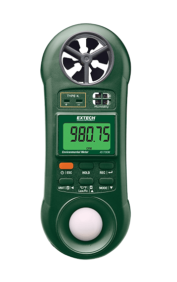 extech 45170cm : 5-in-1 environmental meter