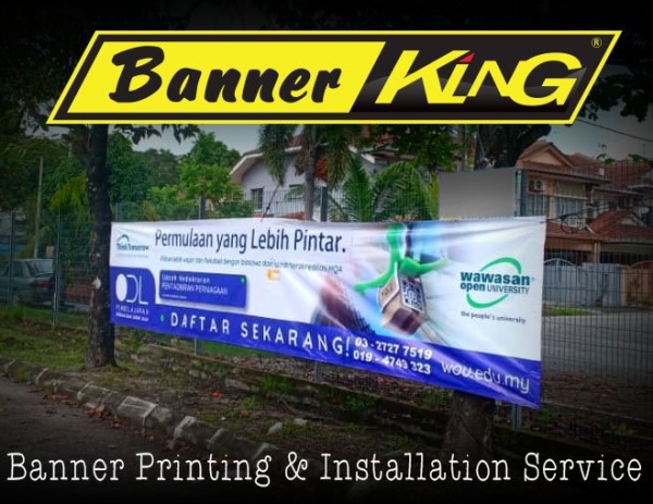 Banner Printing & Install Banner Selangor, Malaysia, Kuala Lumpur (KL), Klang, Puchong, Petaling Jaya (PJ) Supplier, Suppliers, Supply, Supplies | Bannerking Sdn Bhd