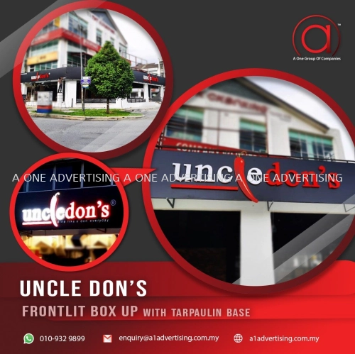 *Uncle Don's* LED Box Up Lettering