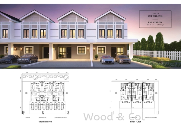 Super Link - Type 2A ASHTON COLLECTION  |  ECO HORIZON LATEST PROPERTY NEWS | PENANG Penang, Bayan Lepas, Malaysia Service, Design | WOOD & COL SDN. BHD.