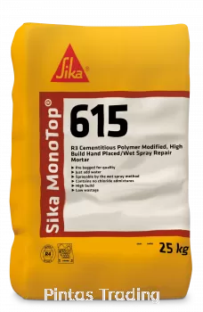 Sika MonoTop 615 SD | High Build Polymer Modified Cementitious Patch Repair Mortar