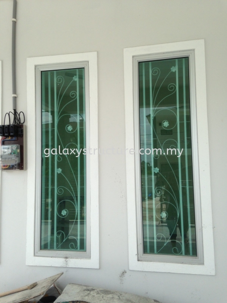 WROUGHT IRON POWDER COATED WINDOW GRILLE Reka Bentuk Khas Besi Tempa Grill Tingkap Selangor, Malaysia, Kuala Lumpur (KL), Shah Alam Supplier, Suppliers, Supply, Supplies | GALAXY STRUCTURE & ENGINEERING SDN BHD