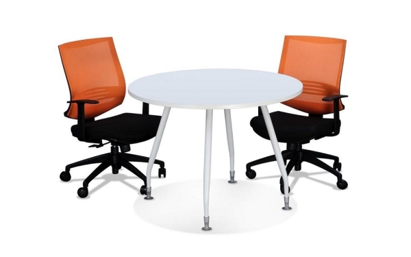 Round discussion table with inula leg Office furniture Meeting Table Discussion table Malaysia, Selangor, Kuala Lumpur (KL), Seri Kembangan Supplier, Suppliers, Supply, Supplies | Aimsure Sdn Bhd