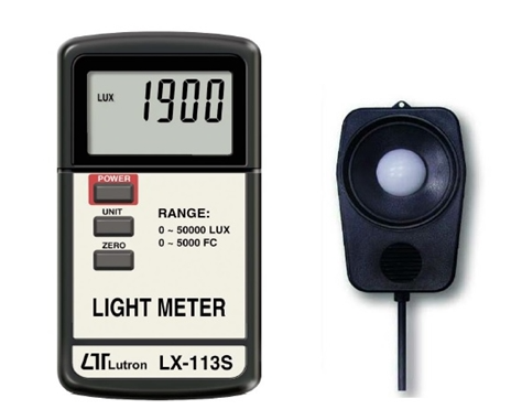 lutron lx-113s light meter, auto range