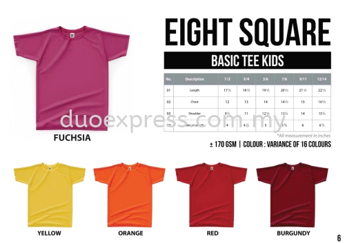 EIGHTSQUARE Cotton Kids Roundneck T Shirt S.Sleeve 1