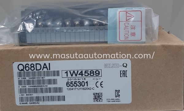 Q68DAI D/A Conversion Unit PLC & I/O Modules Selangor, Malaysia, Kuala Lumpur (KL), Puchong Supplier, Suppliers, Supply, Supplies | Masuta Automation Sdn Bhd