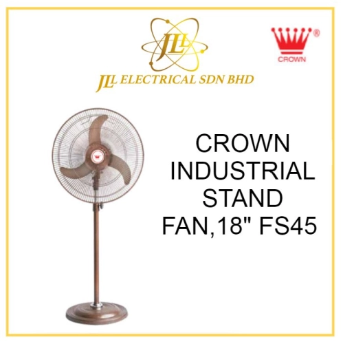 CROWN INDUSTRIAL FAN, FS45 18" INDUSTRIAL STAND FAN 3 SPEED (COPPER COLOR)