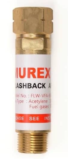 Flashback Arrestor Acetylene For Regulator Murex Gas Welding & Cutting Accessories Welding & Cutting Accessories Penang, Malaysia, Butterworth Supplier, Distributor, Supply, Supplies | Weld Power Technology & Machinery Sdn Bhd