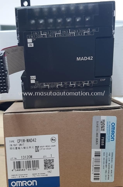 CP1W-MAD42 Analog I/O Module I/O Modules PLC & I/O Modules Selangor, Malaysia, Kuala Lumpur (KL), Puchong Supplier, Suppliers, Supply, Supplies | Masuta Automation Sdn Bhd