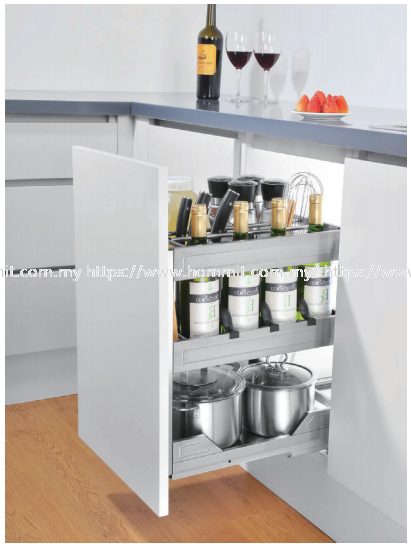 3 Layer Drawer Basket With Soft-Closing Kitchenware Selangor, Malaysia, Kuala Lumpur (KL), Klang Supplier, Suppliers, Supply, Supplies | HOMMIT HARDWARE TRADING SDN. BHD.