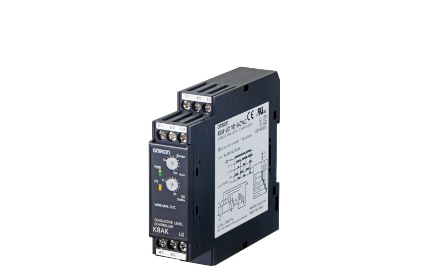 omron k8ak-ls   ideal for liquid level control in industrial facilities and equipment.