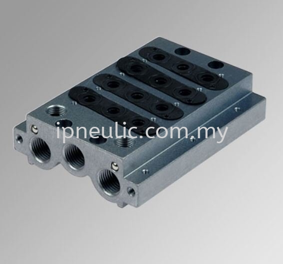 MANIFOLD & MULTIPLE BASES FOR MACH 16-- MULTIPLE BASE MACH16 VALVES SERIES MACH 16 VALVES METAL WORK PNEUMATIC Malaysia, Perak Supplier, Suppliers, Supply, Supplies | I Pneulic Industries Supply Sdn Bhd