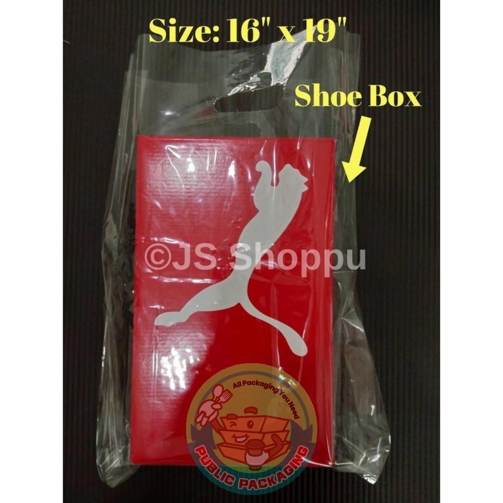 PP Clear Fold Bag / PP Clear Plastic Bag / Transparent Bag / Plastik Lutsinar / PP Die Cut Bag (Ready Stock)