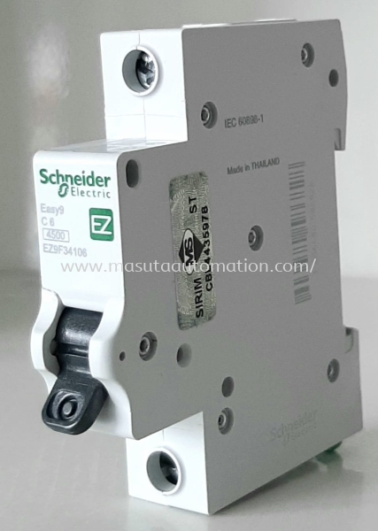 EZ9-F34106 Circuit Breaker Electrical & Electronic Components Selangor, Malaysia, Kuala Lumpur (KL), Puchong Supplier, Suppliers, Supply, Supplies | Masuta Automation Sdn Bhd