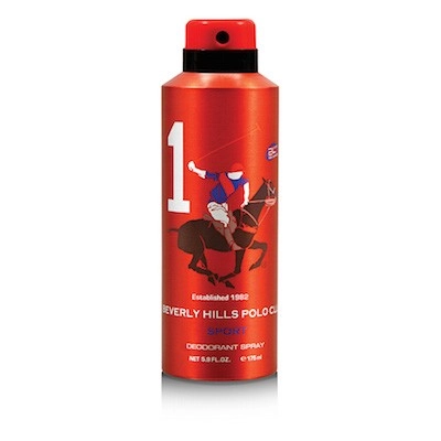 BHPC SPORT MAN NO. 1 DEODORANT BODY SPRAY 175ML ( RED )