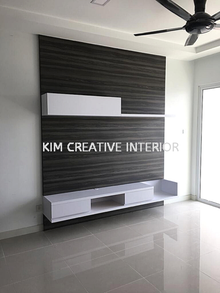 TV Cabinet TV Cabinet Living Room Design Selangor, Malaysia, Kuala Lumpur (KL), Seri Kembangan Service | Kim Creative Interior Sdn Bhd