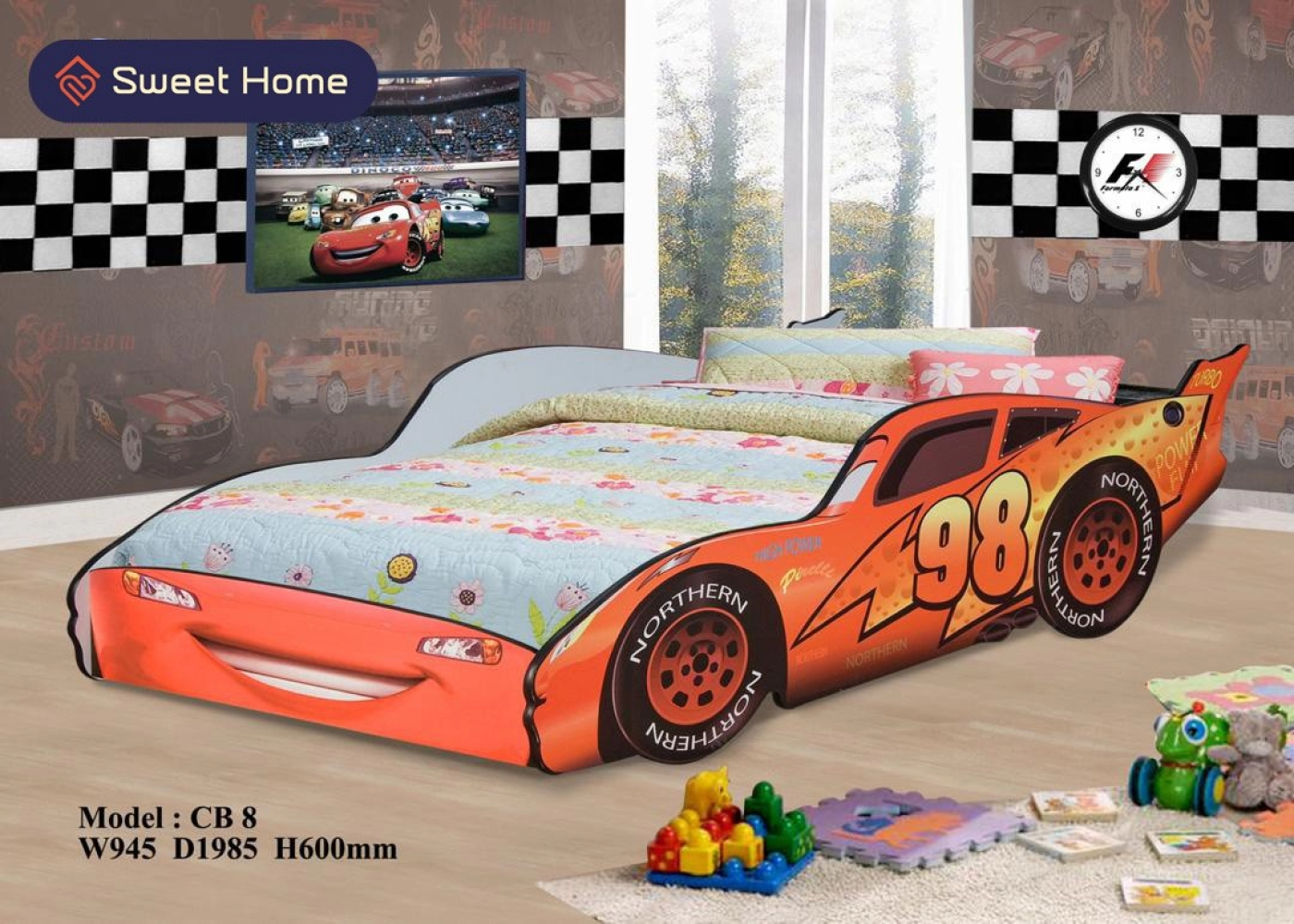 Kid's Bedframe Children's Cartoon bedframe Katil Kanak-kanak kartoon