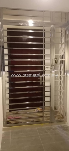 SSD030 Stainless Steel Door Johor Bahru (JB) Design, Supplier, Supply | OTS Metal Works