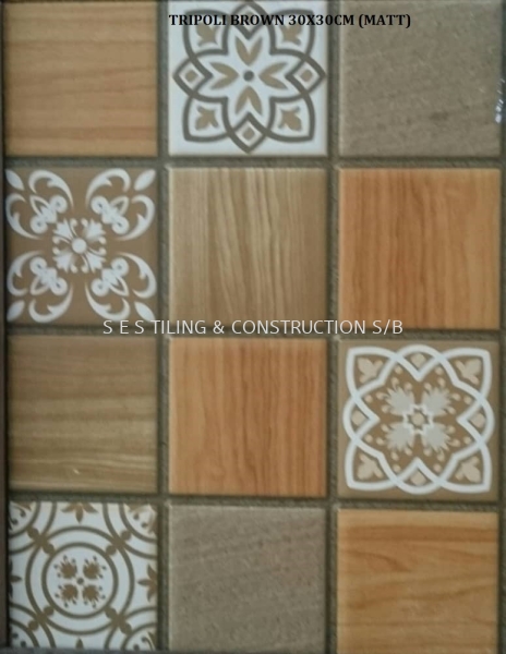 TRIPOLI BROWN (30X30cm) MATT Floor Tiles Porcelain & Ceramic Tiles Melaka, Malaysia, Alor Gajah Supplier, Suppliers, Supply, Supplies | S E S TILING & CONSTRUCTION SDN. BHD.