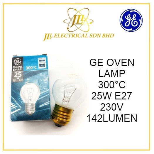 GE OVEN LAMP 300°C 25W E27 230V 142LUMEN