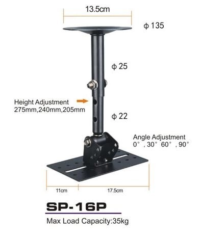 SPEAKER BRACKET WALL MOUNT TYPR SP-16P（PAIR）