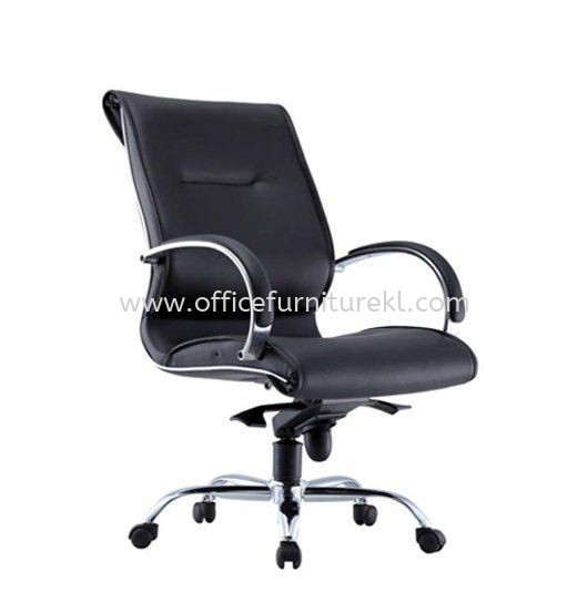 TORIO MEDIUM BACK DIRECTOR CHAIR | LEATHER OFFICE CHAIR KL SENTRAL MALAYSIA