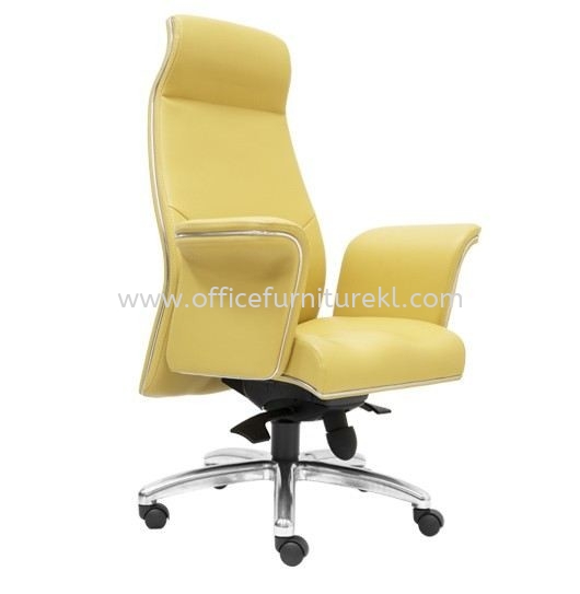 WIGAN HIGH BACK DIRECTOR CHAIR | LEATHER OFFICE CHAIR KOTA BAHRU KELANTAN