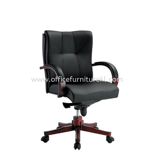 CORE DIRECTOR LOW BACK LEATHER OFFICE CHAIR - Selling Fast | Wooden Director Office Chair Chan Sow Lin | Wooden Director Office Chair Bandar Puchong Jaya | Wooden Director Office Chair Bandar Kinrara 