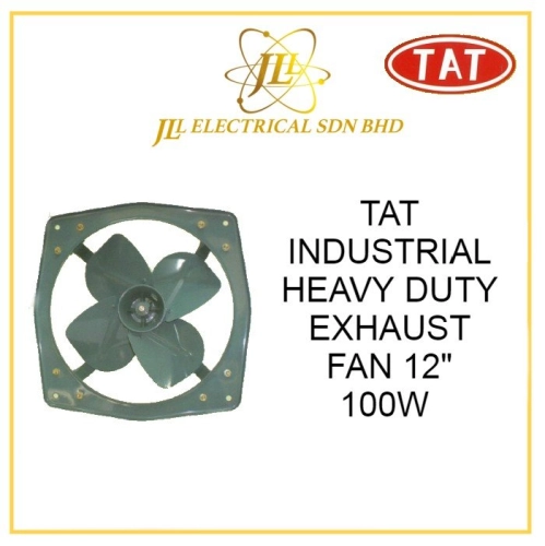 TAT 12" INDUSTRIAL HEAVY DUTY VENTILATOR EXHAUST FAN 100W 220-240V