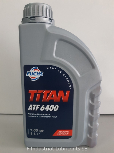 TITAN ATF 6400 (1L) Automatic Transmission Fluids FUCHS Transmission Fluids Malaysia, Perak Distributor, Supplier, Supply, Supplies | F Industrial Lubricants Sdn Bhd