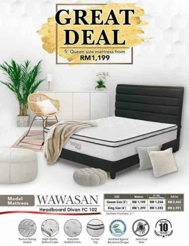 Full set Bed frame + Mattress SPECIAL PACKAGE PROMOTION PENANG 