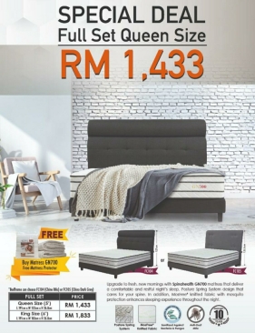 Full set Bed frame + Mattress SPECIAL PACKAGE PROMOTION PENANG