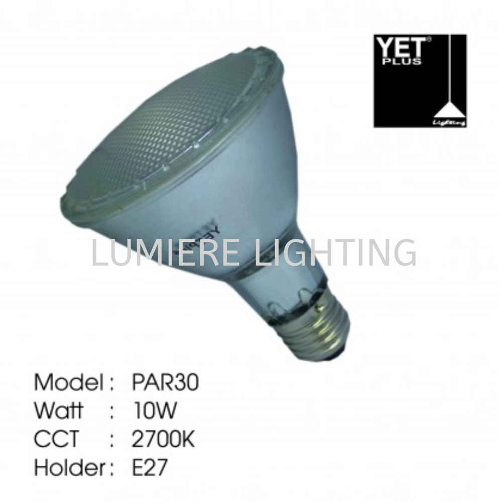 YET LIGHT BULB PAR30 10W