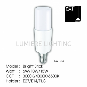 YET LIGHT BULB E14 6W