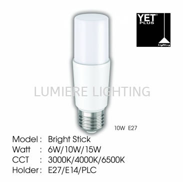 YET LIGHT BULB E27 10W