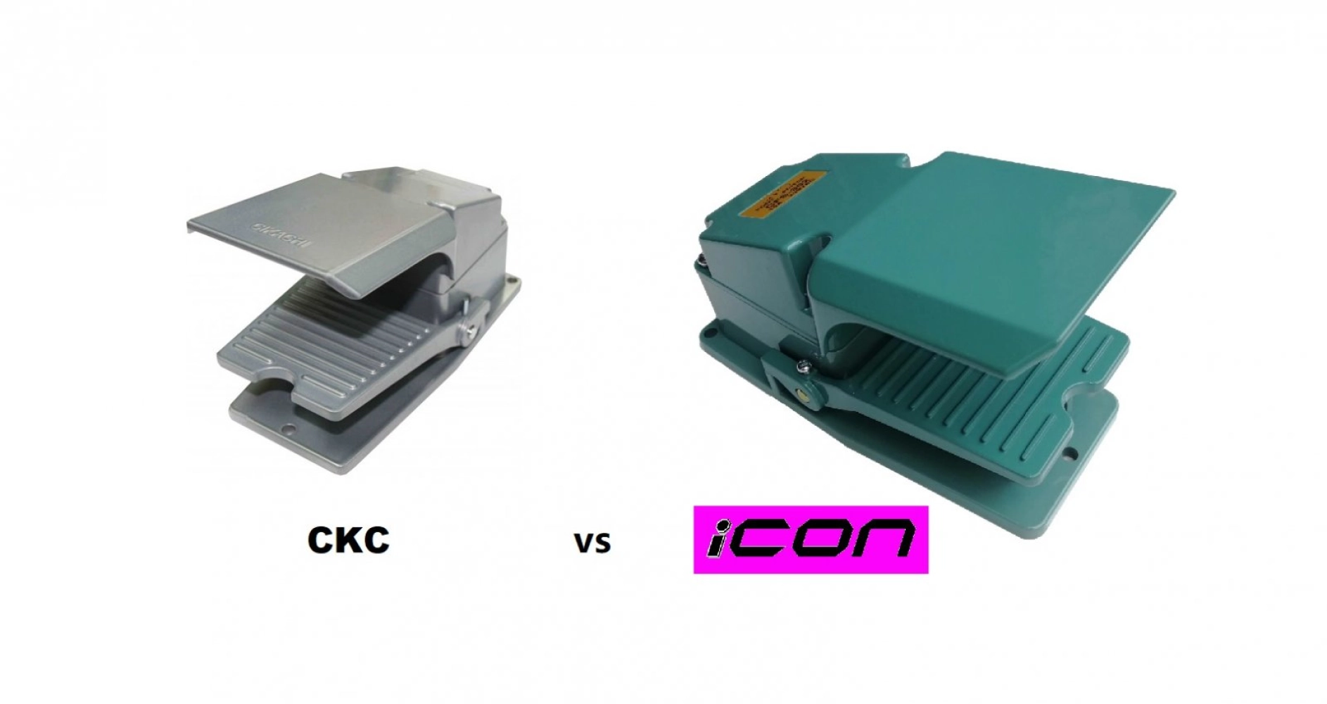 CIKACHI CKC FOOT SWITCH VS iCON FOOT SWITCH - MALAYSIA - PRIMA CONTROL TECHNOLOGY PLT