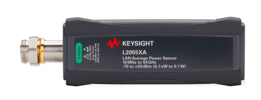 keysight l2055xa 10mhz to 50/53 ghz lan wide dynamic range average power sensor