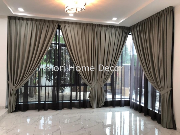 Curtain & Lace Singapore Pleats Curtain & Lace Perak, Malaysia, Ipoh Supplier, Suppliers, Supply, Supplies | Amori Home Decor Sdn Bhd