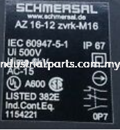 Schmersal Safety Interlock Switch AZ 16-12 zvrk-M16 Schmersal Sensor Schmersal Relay, Switch, Sensor, Interlocks, Actuator Electrical (Sensor, Switch, Relay, Controller, Actuator, Module) Selangor, Malaysia, Kuala Lumpur (KL), Shah Alam Supplier, Suppliers, Supply, Supplies | Starfound Industrial Sdn Bhd